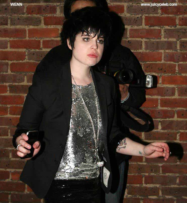 Kelly Osbourne arriving home looking very worse for wear, after spending the night with celebrity friends Kate Moss, Jamie Hince and Kimberly Stewart at Punk. She had chapped lips looking very sore and dust on the right shoulder of her jacket London, England - 29.02.08 Where: London, United Kingdom When: 01 Mar 2008 Credit: Will Alexander/WENN